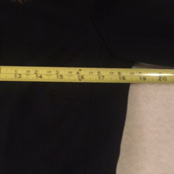 ❄️NWOT Banana Republic faux fur trim long jacket - Picture 8 of 8